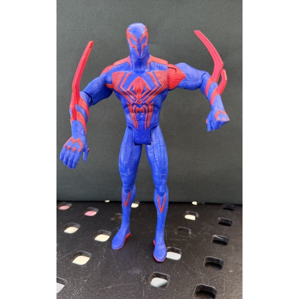 Pre-owned Miguel O'Hara Spider-Man 2099 Across The Spiderverse Hasbro 6" Figure